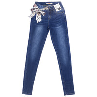 High quality skinny elastic women Jeans high waist pencil jeans long