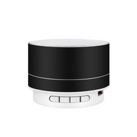 A10 metal bluetooth audio mobile computer notebook subwoofer mini cannon wireless card small speaker colorful lighting