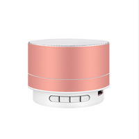 A10 metal bluetooth audio mobile computer notebook subwoofer mini cannon wireless card small speaker colorful lighting