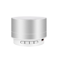 A10 metal bluetooth audio mobile computer notebook subwoofer mini cannon wireless card small speaker colorful lighting