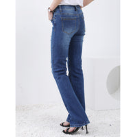 High quality skinny elastic women Jeans high waist pencil jeans long