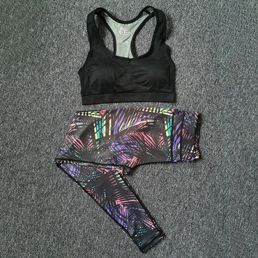 Women's Sports Suits Gym Clothing Yoga Set Running Fitness Sports Bra+Yoga Pants Workout Sets Spring Summer Autumn Sport Wear