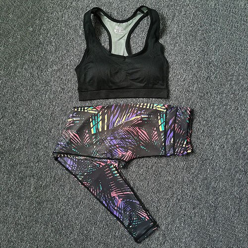 Women's Sports Suits Gym Clothing Yoga Set Running Fitness Sports Bra+Yoga Pants Workout Sets Spring Summer Autumn Sport Wear