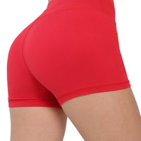 SVOKOR Workout Fitness Shorts Seamless Biker Shorts Women High Waist Female Clothing Push Up Short Elasticity Breathable