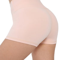 SVOKOR Workout Fitness Shorts Seamless Biker Shorts Women High Waist Female Clothing Push Up Short Elasticity Breathable