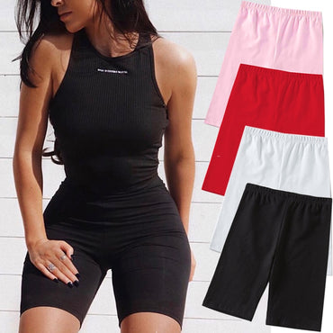 2020 Summer Fashion Shorts Women Sexy Biker Shorts Fitness Korean Casual Sexy Short 4 Color Athleisure Cycling Shorts S-XL