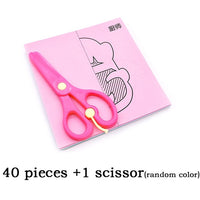 48pcs Children Cartoon DIY Colorful Paper Cutting Folding Toys kingergarden Kids Educational  Art Craft with scissor Tools Gifts