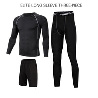 Men's Tracksuit Compression Sports Suit Gym Fitness Clothes Running Jogging Sport Wear Training Exercise Workout Tights