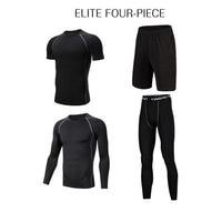 Men's Tracksuit Compression Sports Suit Gym Fitness Clothes Running Jogging Sport Wear Training Exercise Workout Tights