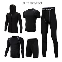 Men's Tracksuit Compression Sports Suit Gym Fitness Clothes Running Jogging Sport Wear Training Exercise Workout Tights