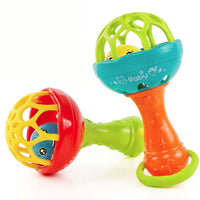 Bearoom Baby Rattles Mobiles Fuuny Baby Toys Intelligence Grasping Gums Soft Teether Plastic Hand Bell hammer Educational Gift