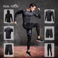 Men's Tracksuit Compression Sports Suit Gym Fitness Clothes Training Exercise Workout Tights Running Jogging Sport Wear
