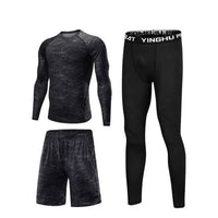 Men's Tracksuit Compression Sports Suit Gym Fitness Clothes Training Exercise Workout Tights Running Jogging Sport Wear