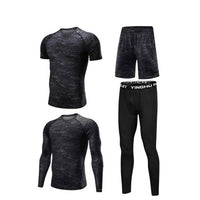 Men's Tracksuit Compression Sports Suit Gym Fitness Clothes Training Exercise Workout Tights Running Jogging Sport Wear