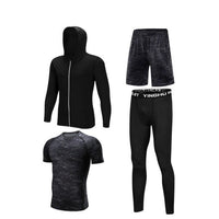 Men's Tracksuit Compression Sports Suit Gym Fitness Clothes Training Exercise Workout Tights Running Jogging Sport Wear