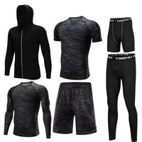 Men's Tracksuit Compression Sports Suit Gym Fitness Clothes Training Exercise Workout Tights Running Jogging Sport Wear