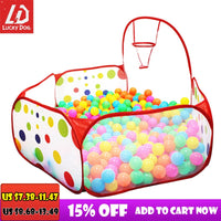 Ball Pool with Basket Children Toy Ocean Ball Pit Baby Playpen Tent Outdoor Toys for Children Ballenbak