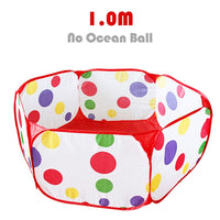 Ball Pool with Basket Children Toy Ocean Ball Pit Baby Playpen Tent Outdoor Toys for Children Ballenbak