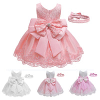 Girls First Birthday Dress for Newborn Baby Toddler Princess Carnival Dresses Kids Girl Party Prom Gown Vestidos Dress Girl