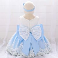 Girls First Birthday Dress for Newborn Baby Toddler Princess Carnival Dresses Kids Girl Party Prom Gown Vestidos Dress Girl