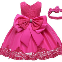 Girls First Birthday Dress for Newborn Baby Toddler Princess Carnival Dresses Kids Girl Party Prom Gown Vestidos Dress Girl