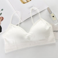 Women Sexy Crop Tops Bra Tube Top Female Streetwear Sleeveless Seamless Sports Bra Crop Camis Top Tee Bandeau Top Basic Tank