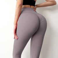 Women Scrunch Butt Yoga Pant Naked-Feel Fabric Sport Gym Leggings Femme High Waist Fitness Workout Pants Elastic Push Up Tights