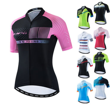 Women's Cycling Jersey 2021 Pro Team Bike Jersey Anti-UV Bicycle Shirt mtb Tops Racing Sport Cycling Wear Uniform Biking Jersey