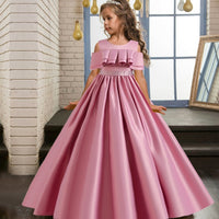 2021 Summer Flower Dress Pageant Kids Dresses For Girls Clothes Princess's Girls Dresses for Party and Wedding Prom 14  12 Year