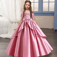 2021 Summer Flower Dress Pageant Kids Dresses For Girls Clothes Princess's Girls Dresses for Party and Wedding Prom 14  12 Year