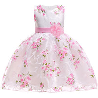 2021 Summer Flower Dress Pageant Kids Dresses For Girls Clothes Princess's Girls Dresses for Party and Wedding Prom 14  12 Year