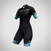 2020 Women's Triathlon Short Sleeve Cycling Jersey Sets Skinsuit Maillot Ropa Ciclismo Bicycle Clothing Bike Clothes Go Jumpsuit