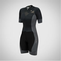 2020 Women's Triathlon Short Sleeve Cycling Jersey Sets Skinsuit Maillot Ropa Ciclismo Bicycle Clothing Bike Clothes Go Jumpsuit