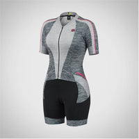 2020 Women's Triathlon Short Sleeve Cycling Jersey Sets Skinsuit Maillot Ropa Ciclismo Bicycle Clothing Bike Clothes Go Jumpsuit