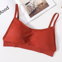 Women Sexy Crop Tops Tube Top Female Streetwear Sleeveless Camis Seamless Sports Lingerie Tee Bra Crop Top Bandeau Top Tank