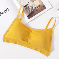 Women Sexy Crop Tops Tube Top Female Streetwear Sleeveless Camis Seamless Sports Lingerie Tee Bra Crop Top Bandeau Top Tank