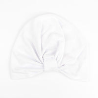 Nishine Baby Turban Hat with Bow Children Hats Cotton Blend Newborn Beanie Top Knot Caps Kids Headwear Photo Props Shower Gift