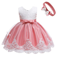 Girls First Birthday Dress for Newborn Baby Toddler Princess Carnival Dresses Kids Girl Party Prom Gown Vestidos Dress Girl