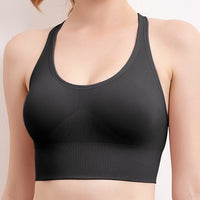 Workout Female Sport Top Crop Fitness Active Wear For Yoga Gym Brassiere Women's Sportswear Push Up Seamless Sports Bra
