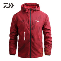 New Men's Spring Thin Hoodie Breathable Quick Dry Fishing Jacket Daiwa Sun Protection Outdoor Sport Fishing Clothe Daiwa Wear