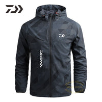 New Men's Spring Thin Hoodie Breathable Quick Dry Fishing Jacket Daiwa Sun Protection Outdoor Sport Fishing Clothe Daiwa Wear