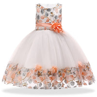 Children's Dresses Flower Girls Wedding Dress Kids Prom Dresses For Girls Elegant Baby Clothes Summer Princess Party Vestidos 8Y