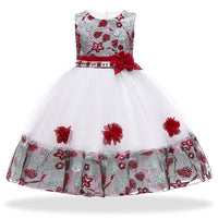 Children's Dresses Flower Girls Wedding Dress Kids Prom Dresses For Girls Elegant Baby Clothes Summer Princess Party Vestidos 8Y
