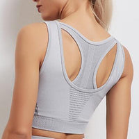 Women's Sportswear Yoga Set Workout Clothes Athletic Wear Sports Gym Fitness suits High Waist Hollow Leggings +Sport Bra