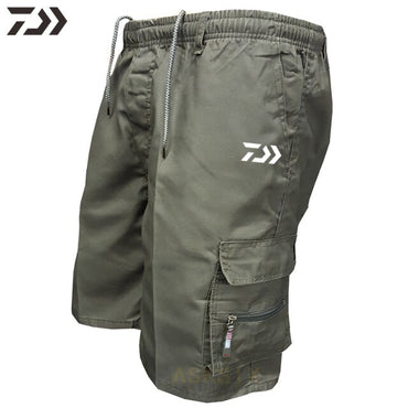 New Daiwa Thin Anti-sweat Fishing Shorts Men's Breathable Quick Dry Fishing Clothing Summer Solid Outdoor Sport Fishing Wear