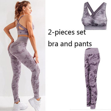 Women Seamless Push Up Sport set  Women's Sports Crop Top sport legging Wear Woman long sleeve Yoga Fitness Sexy Back Along Buy