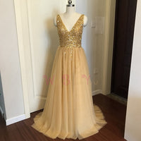 Beading Prom Dresses 2021 Plus Size Pink High Split Tulle Sweep Train Sleeveless Evening Gown A-line Lace Up Backless Vestido De