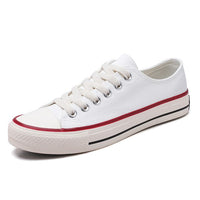 2021 Men Canvas Sneakers Lovers Comfortable Casual Men's Spring Shoes Flats White Black Blue Breathable Man Walking Shoes S19