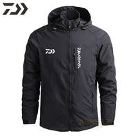 New Men's Spring Thin Hoodie Breathable Quick Dry Fishing Jacket Daiwa Sun Protection Outdoor Sport Fishing Clothe Daiwa Wear