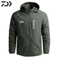 New Men's Spring Thin Hoodie Breathable Quick Dry Fishing Jacket Daiwa Sun Protection Outdoor Sport Fishing Clothe Daiwa Wear